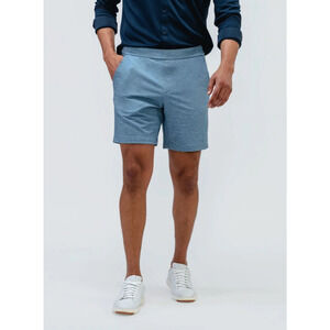 MINISTRY OF SUPPLY Men's Fusion Terry Shorts XS Blue Pull On Lightweight NWT